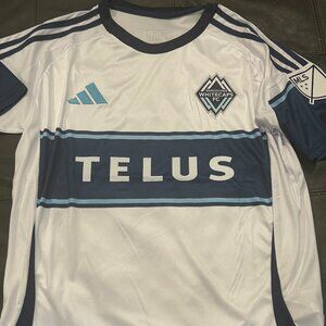 Adidas MLS VANCOUVER WHITECAPS FC Men's JERSEY Sz M,L,XL,2XL New w tags